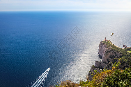 海岸线地貌 意大利阿马尔菲海岸 欧洲风景悬崖港口旅行旅游天际城市灯塔海鸟快艇图片