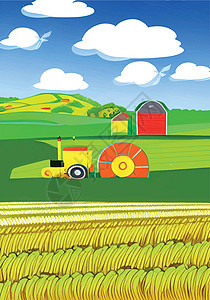 国家经济 农业和农牧业部门不可或缺的部门 包括农业工作食物农场车辆农村农民机械农田技术种子图片
