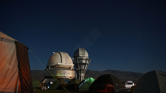 在天文台附近的一个帐篷营地 佩尔赛德星瀑布摄影长时间天空天文天文学车站雷达流星雨陨石科学图片