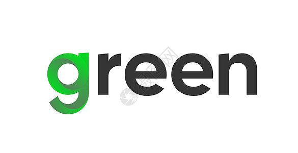 绿色字母标签 - 市场矢量logo图片