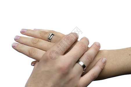 握手浪漫婚礼订婚白色无名指图片