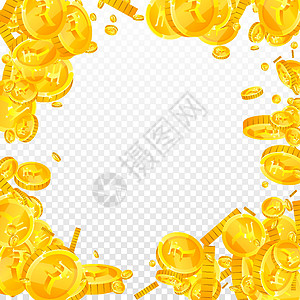 印地安卢比硬币掉落货币游戏卢比面团墙纸金币金属财富投资百万富翁图片