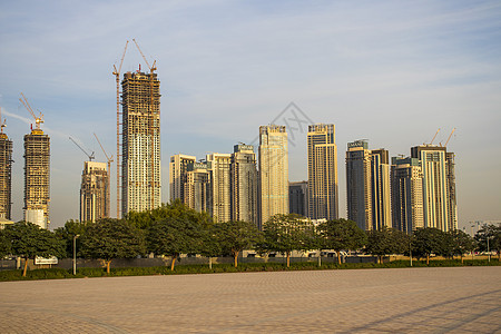 UAE UMAAR阿联酋开发迪拜溪口港投资建筑建筑学太阳建造季节天气开发商景观房地产图片