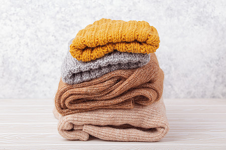 温暖的编织衣服材料帽子针织洗衣店销售毛衣衣柜折扣黑色围巾图片