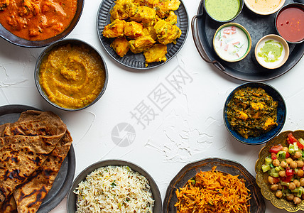 孟加拉国食物沙拉高清图片