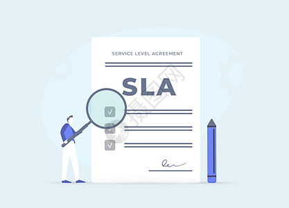服务水平协议合同表-SLA 首字母缩略词业务概念说明图片