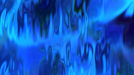 蓝色背景的闪亮蓝色抽象文字幻想液体艺术背景图片