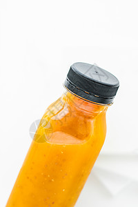 瓶装脱毒水果凉冰果汁 饮食餐饮供应 白种背景孤立菠萝瓶子食谱饮料食物洁净营养排毒橙子早餐图片