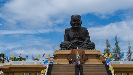 大佛寺旅行雕像精神天空佛教徒蓝色吸引力雕塑冥想寺庙图片