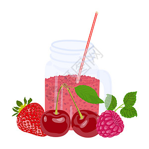 水果和浆果的天然汁汁图片