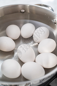 硬煮鸡蛋热水煮锅食物烹饪汤锅图片