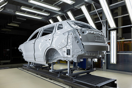 汽车生产线 Ar油漆 现代汽车装配厂产品建造技术车辆自动化工程运输制造业机器机械图片
