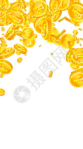 瑞士法郎硬币贬值 黄金散落现金金子收益法郎金币空气优胜者飞行金属经济图片