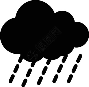 下雨雨滴天空环境季节气候天气白色风暴气象预报高清图片