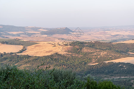 托斯卡纳风景和地标的美景 意大利夏季旅行古董景观建筑学遗产农业村庄奇诺街道乡村图片