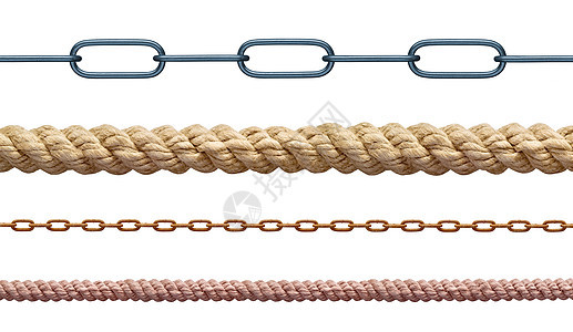 铁链金属链 钢绳索电缆线棕色航海工业海洋收藏工具细绳力量螺旋纤维图片