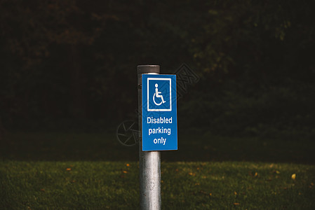 只禁用公园停车场汽车停车图标标志街道车辆司机障碍轮椅图片