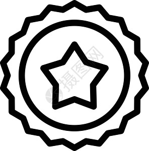恒星星成员勋章黑色网络评分插图金子徽章冠军横幅图片