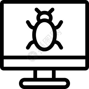 臭虫技术注意力屏幕展示攻击监视器垃圾邮件安全数据桌面图片
