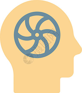 心脑螺旋疼痛男人催眠心理学思维疾病创造力迷宫插图图片