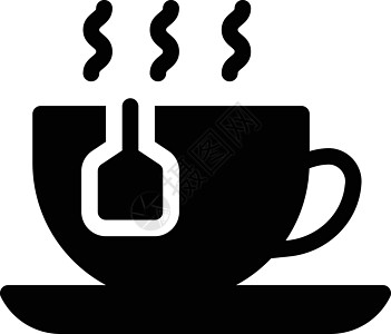 茶茶杯早餐插图食物液体咖啡杯子绿色饮料餐厅草本图片