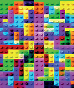 立方体块制造的背景学习玩具横幅卡片建筑物孩子们乐趣教育插图幼儿园图片