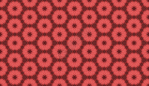 小型无缝小规模无缝重复式模式背景说明马赛克风格装饰样本墙纸艺术寝具插图红色窗帘图片