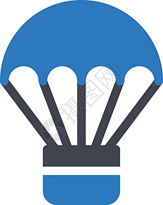降落伞旅行运动天空网络跳伞蓝色插图伞兵爱好空气背景图片