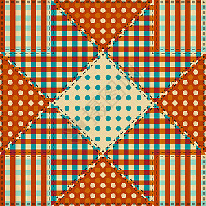 Paisley 和几何motifs 结构拼凑式抽象矢量无缝模式织物围巾缝纫漩涡包装剪贴簿风格正方形接缝马赛克图片