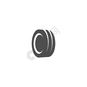 轮胎标志图标设计插图黑色车轮火焰橡皮速度店铺圆圈运动汽车运输图片