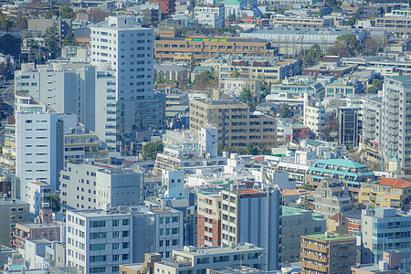 来自东京市的Ebisu花园地景蓝色城市蓝天摩天大楼景观首都晴天景点旅游天空图片