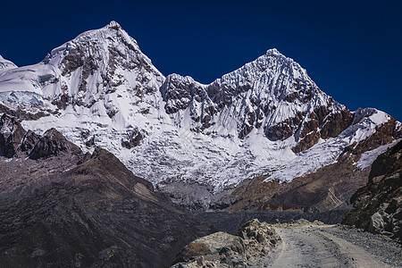 Portachuelo路 华斯卡兰山口 秘鲁安卡山脉环境日落旅游山峰旅行冰川远足景观国际图片