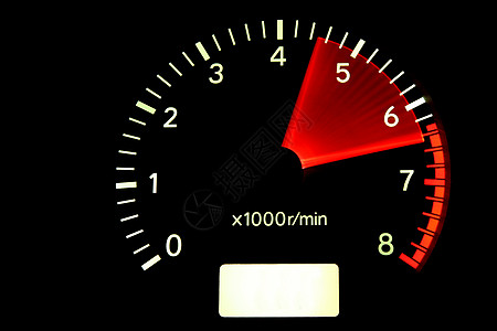 红区车轮指标转速表速度里程表燃料测量技术汽车仪表图片