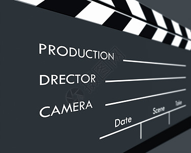 电影拍板制作人摄影视频隔板黑色木板插图屏幕演员导演背景图片