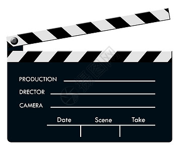 电影拍板娱乐生产黑色场景摄影记板相机屏幕摄影师插图背景图片