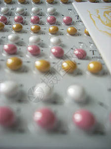 避孕药丸胶囊黄色红色荷尔蒙白色药物处方女士药片口服图片