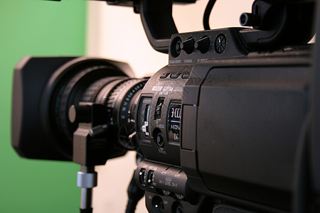 电视摄像机工作室播送生产麦克风镜头相机新闻业娱乐记录光学图片
