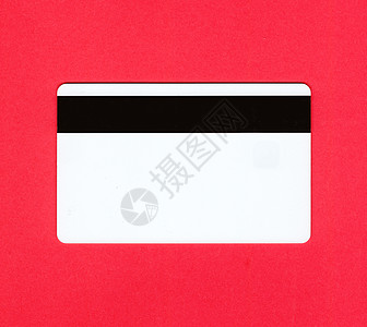 卡片红色条纹银行业金融数据银行白色黑色鉴别磁铁背景图片