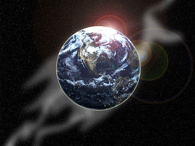 地球在空间2世界圆形天空海洋白色行星圆圈气氛宇宙天文学背景图片