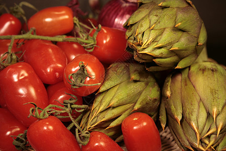 新鲜蔬菜收成食物营养饮食美食烹饪生产农民市场红色图片