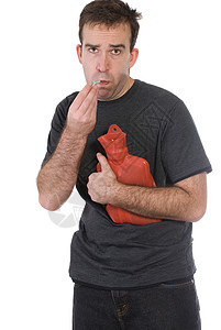 氟流感肚子男性保健治疗腹部橡皮躯干疼痛压力痛苦图片