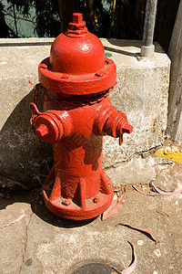 消防水管插头消防栓危险消防队员红色预防金属街道压力阀门图片