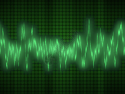 音频或声音波辉光插图测试波长科学海浪正弦波收音机图表示波器图片
