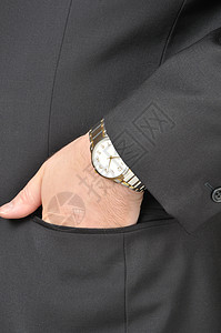 商业着装守则男性营业时间手指教育口袋双手要求商务手表人类图片