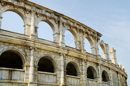 罗马竞技场意大利语支柱高清图片