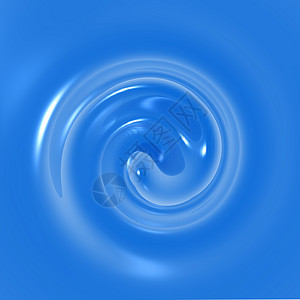 蓝卷圆形插图螺旋圆圈旋转漩涡戒指液体背景图片