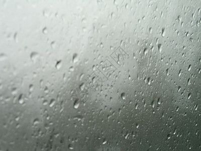 降雨雨滴玻璃窗户水分波纹气泡灰色滴水蒸汽水滴图片