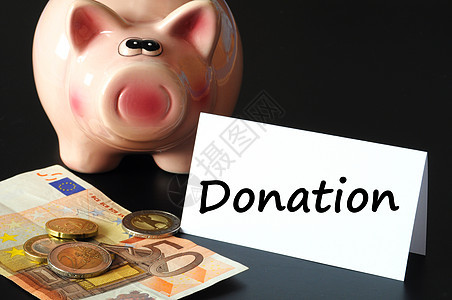 捐赠捐款储蓄小猪帮助基金施舍金融黑色机构饥饿卡片图片