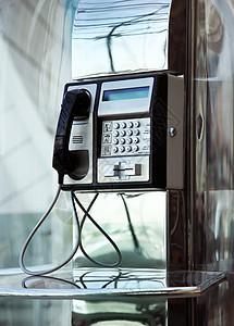 机场电话盒子扩音器电缆按钮民众商业说话硬币数字电讯图片