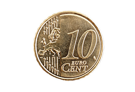 欧元硬币宏银行业现金货币黄铜金属金融储蓄白色银行图片